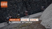 #Dauphiné 2022 - Étape 7 / Stage 7 - Elissonde  attacks!