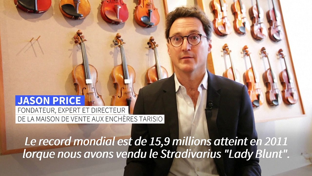 Un rare Stradivarius, vendu 15,3 millions de dollars, tutoie le record
