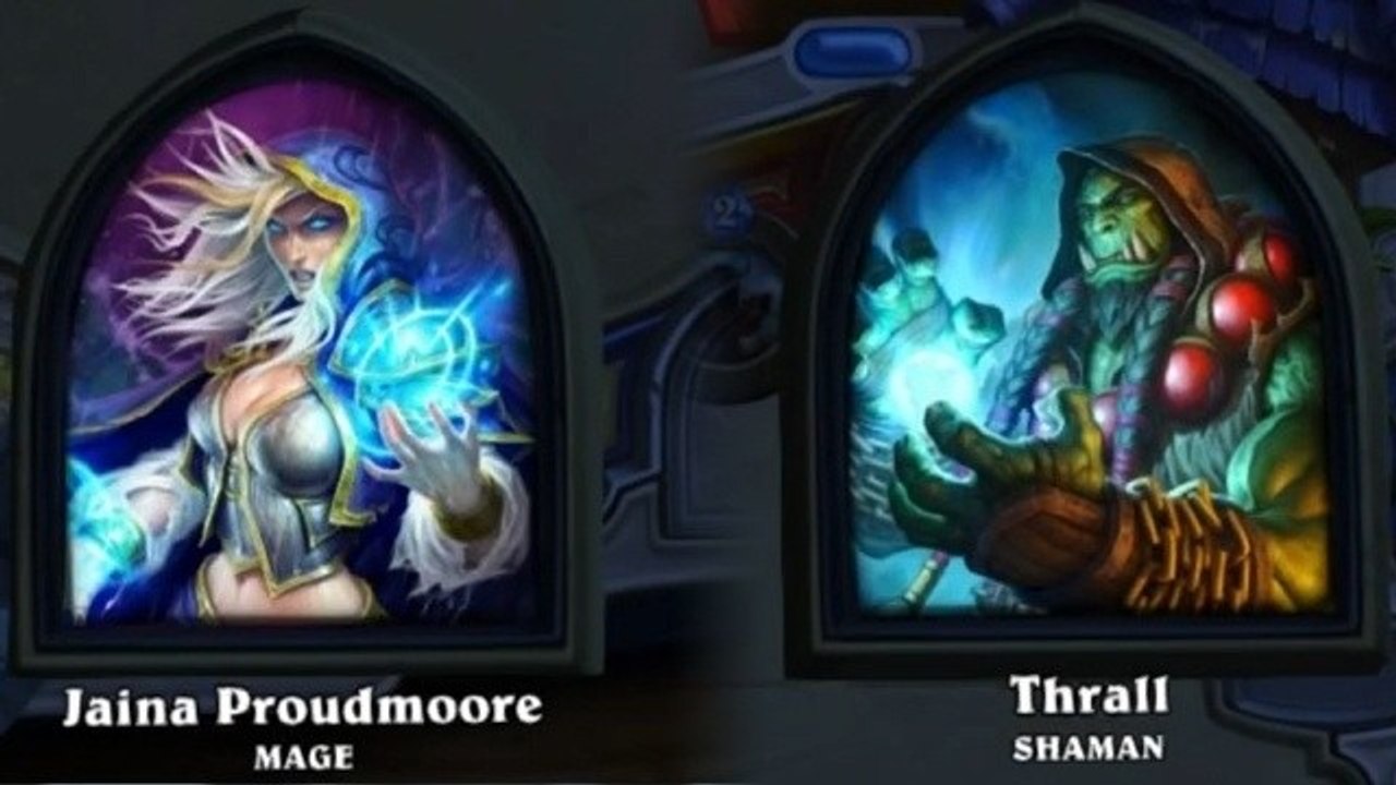 Hearthstone: Heroes of Warcraft - Gameplay-Video: Karten-Duell zwischen Schamane und Magier