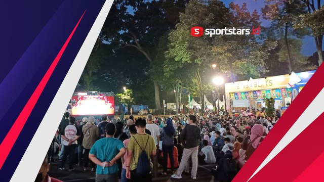 Keseruan Nonton Bareng Dengan Layar Lebar di Indonesia Masters 2022