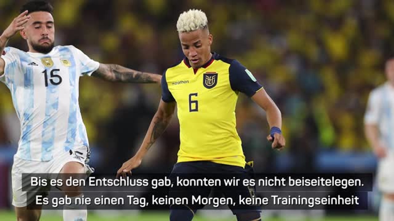 Ecuador-Trainer: Castillo wurde 'unfair' behandelt