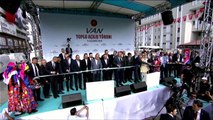 Toplu açılış töreninde Erdoğan'ın 