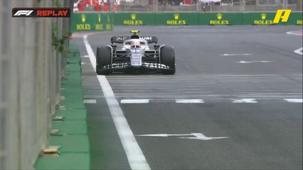 اصطدام تسونودا في الحائط وخروج لاندو نوريس عن الحلبة بالقسم الثاني من التجارب التأهيلية