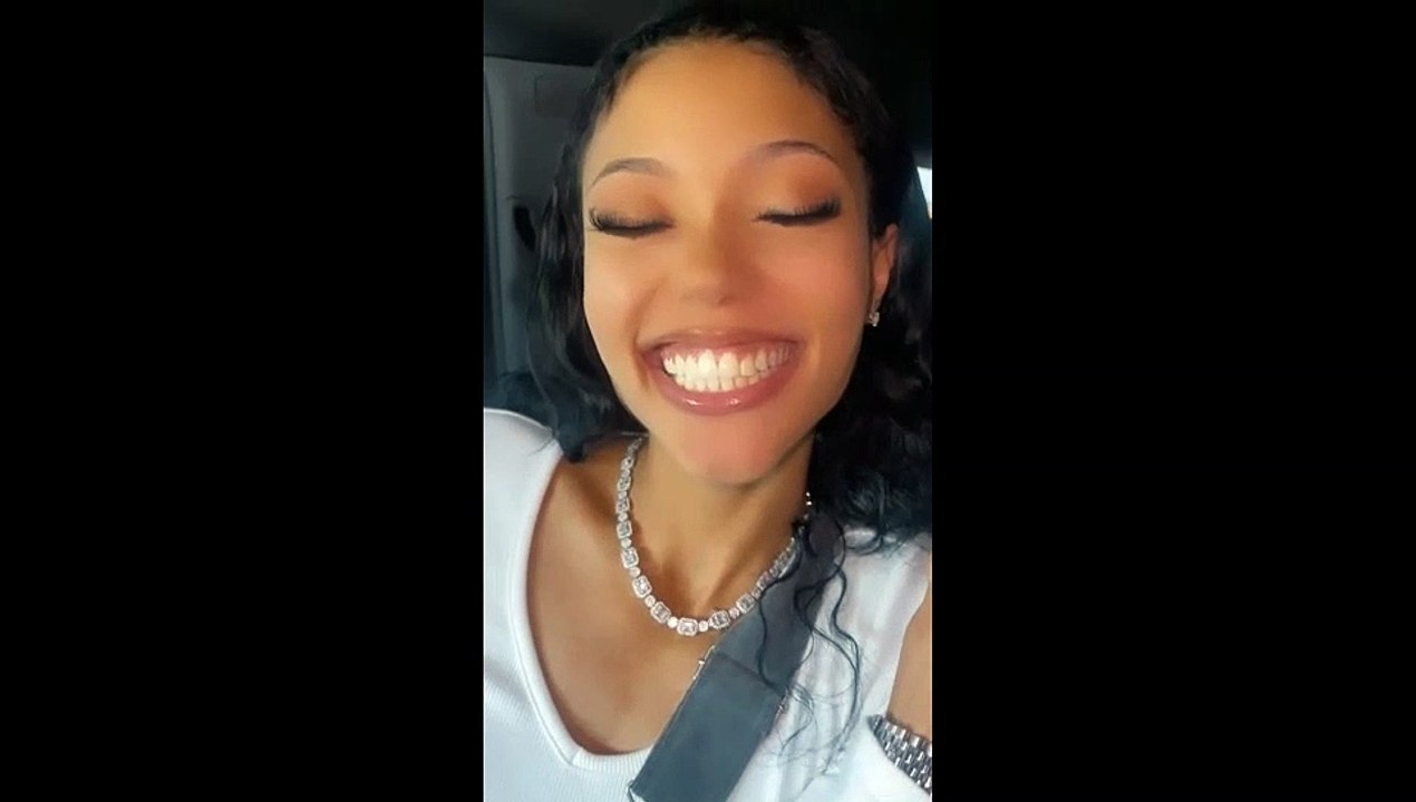 Coi Leray shows off her new teeth after getting her braces removed