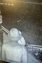 Tony Wood Hair CCTV statue