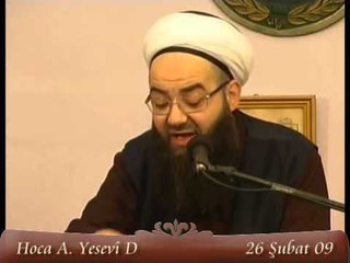26.02.2009 Mescid Sohbetleri - Cübbeli Ahmet Hoca