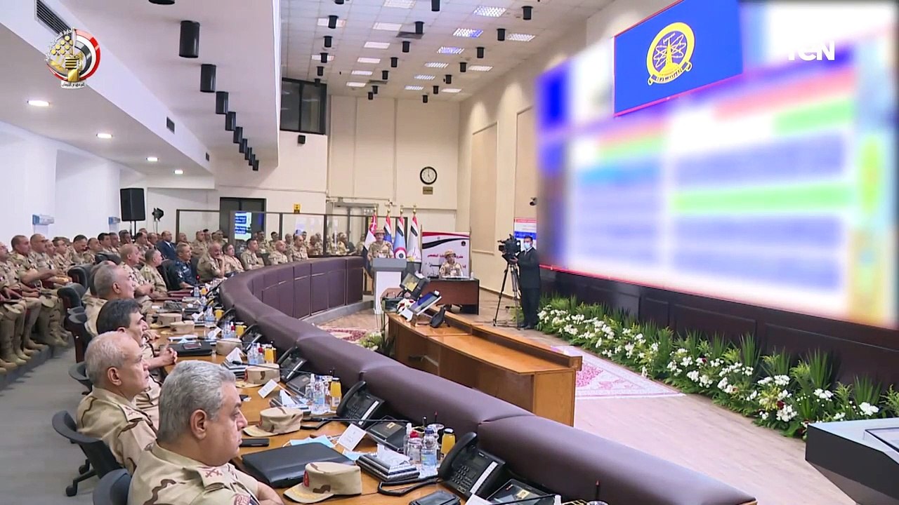 "الفريق أول محمد زكي يشهد المرحلة الرئيسية لمشروع مراكز القيادة الاستراتيجي التعبوي التخصصي "أمان3