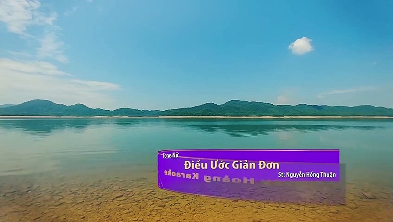 Điều Ước Giản Đơn Karaoke Tone Nữ - Huy Hoàng Karaoke