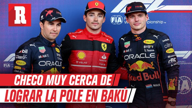 Checo Pérez largará segundo en el GP de Azerbaiyán
