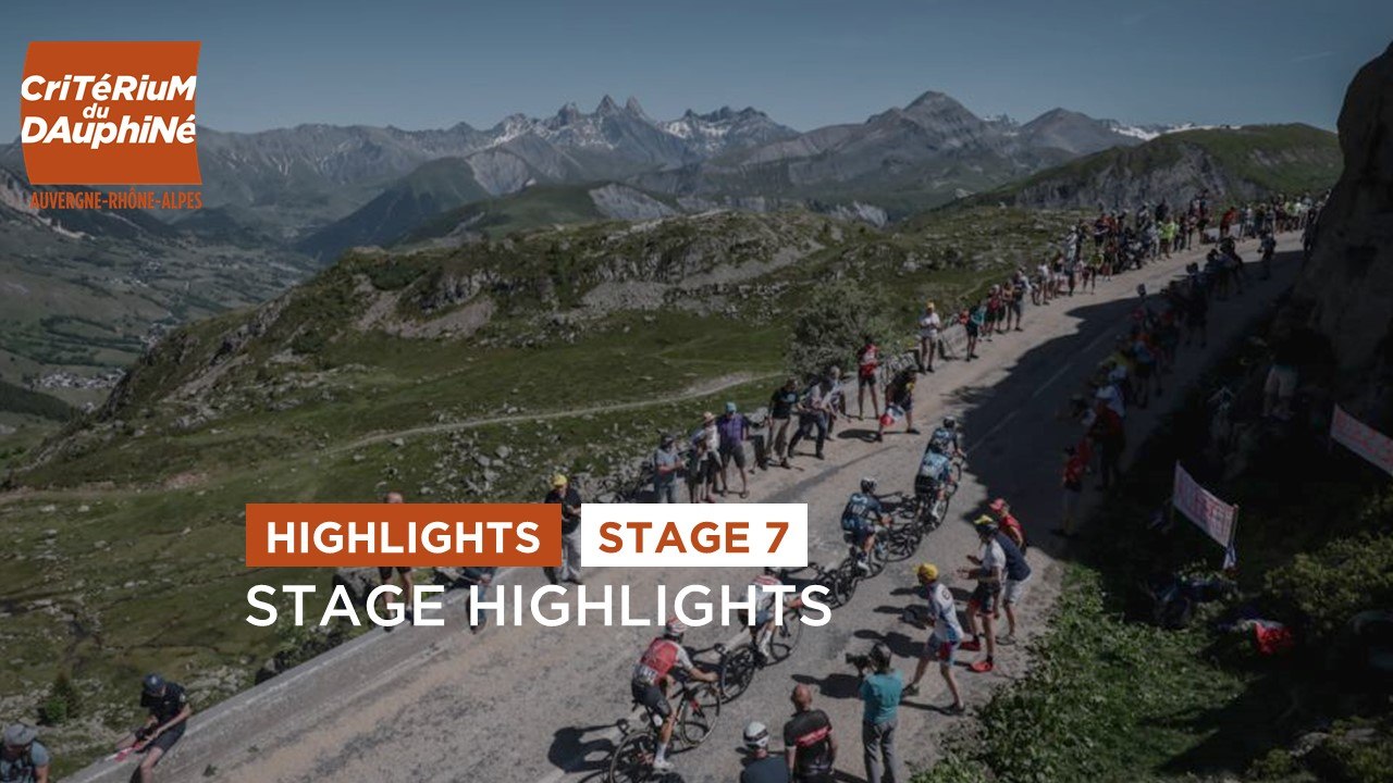 Dauphiné 2022 Stage 7 Highlights Vidéo Dailymotion
