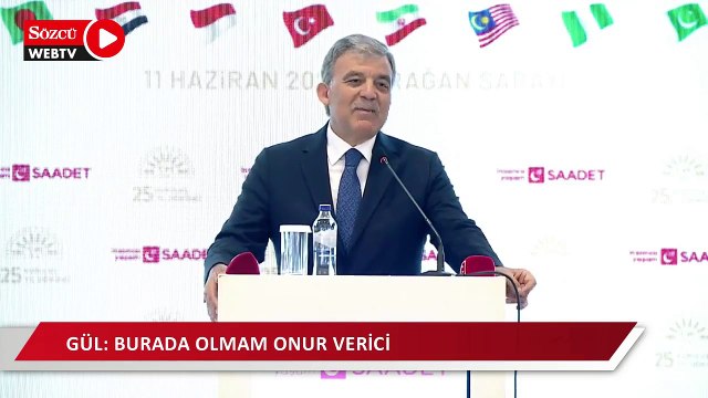 Abdullah Gül: Tarihe iyi harflerle yazılmayacak bir dönemden geçiyoruz