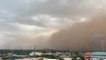 Dust Storm Moves Through Midland, Texas