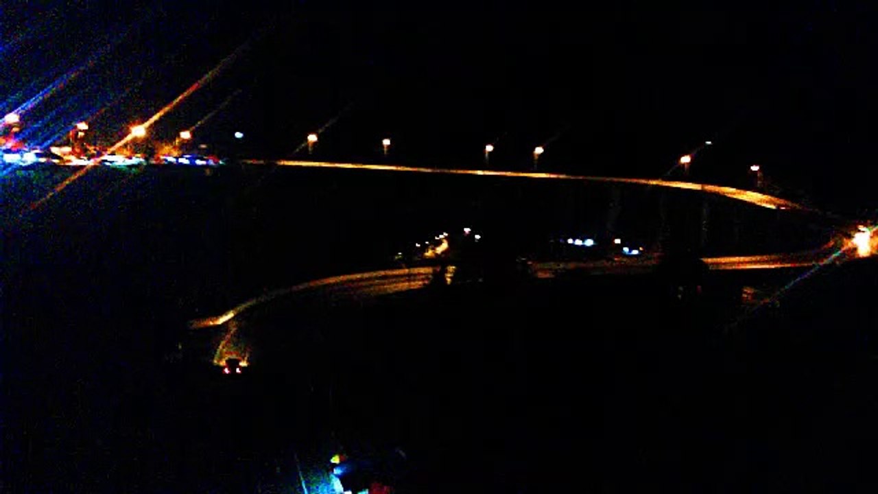 night view over the flyover