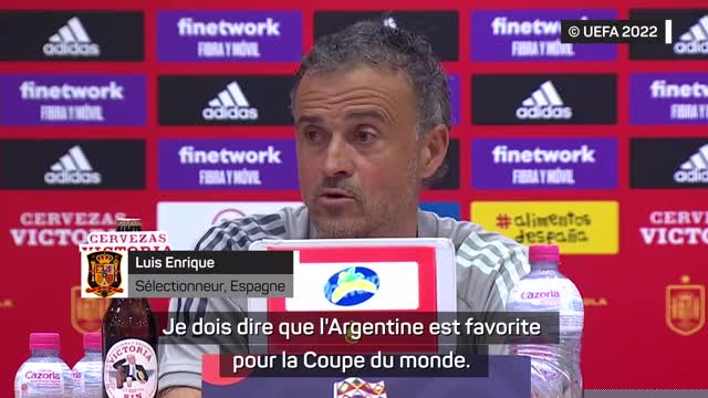 Espagne - Enrique : "L'Argentine et le Brésil sont favoris pour le Mondial"
