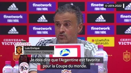 Espagne - Enrique : "L'Argentine et le Brésil sont favoris pour le Mondial"