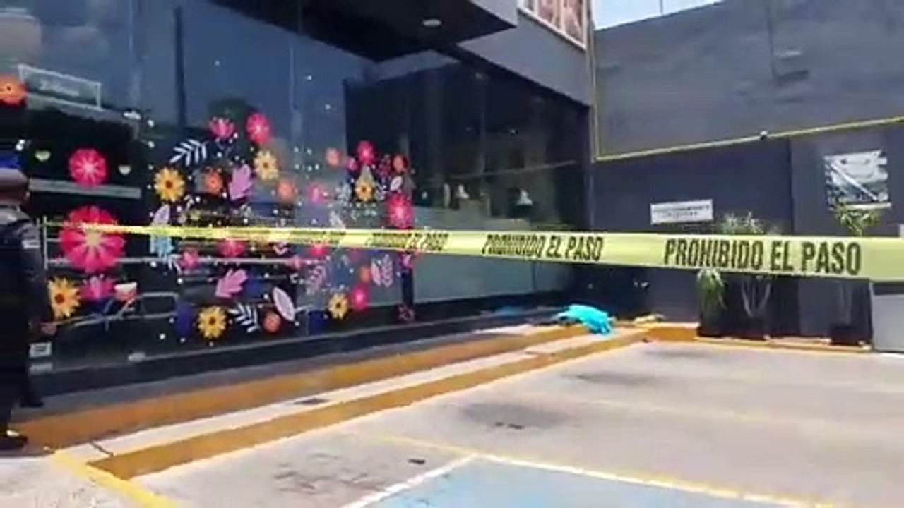 Zona acordonada en avenida Zaragoza