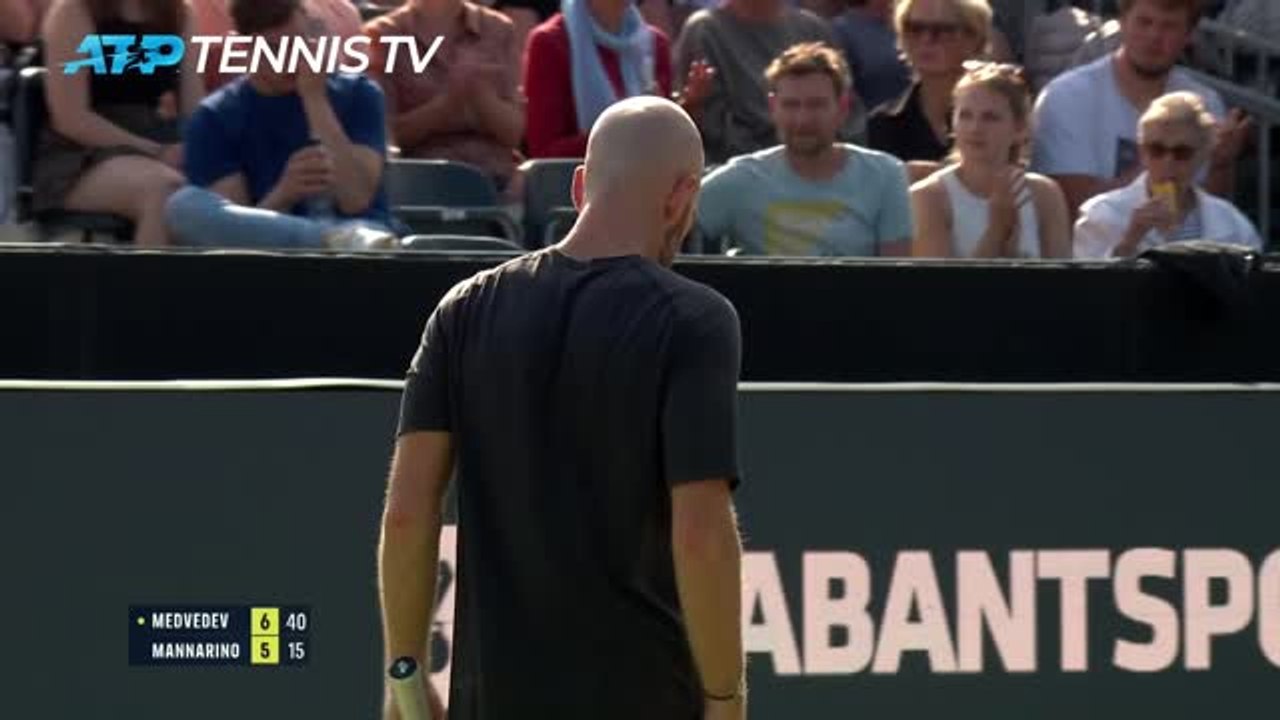 Highlights: Medwedew folgt van Rijthoven ins Finale