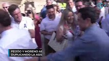 Feijóo y Moreno abarrotan la Alcazabilla de Málaga duplicando la asistencia del mitin central del PSOE