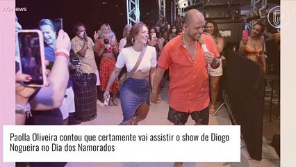 Paolla Oliveira entrega como será primeiro Dia dos Namorados com Diogo Nogueira. Saiba!