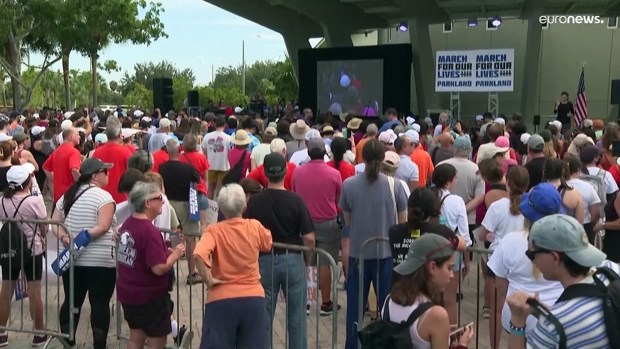 'Marcha por nuestras vidas': Estados Unidos se moviliza para exigir un mayor control de armas