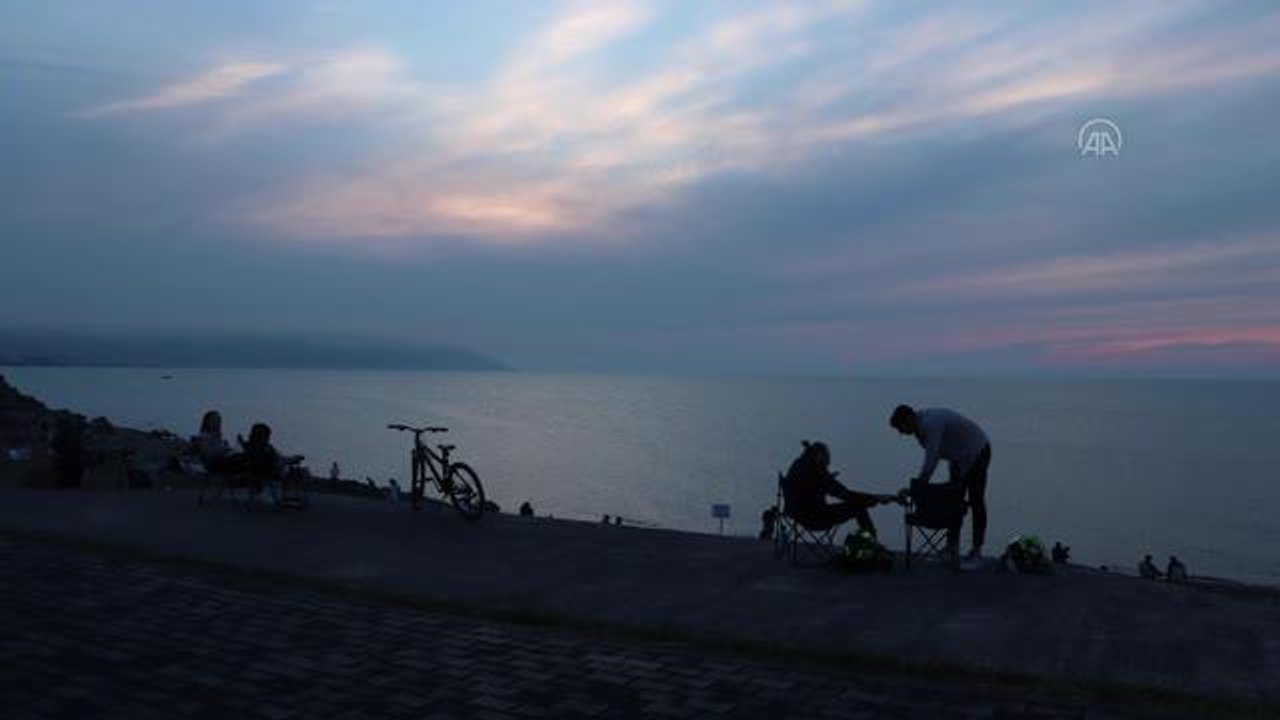 Trabzon'da gün batımı