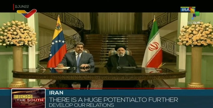 Iranian president supports bilateral exchange with the Venezuelan nation