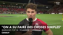 Interview d'Antoine Dupont - Barrages Top 14 - Toulouse / La Rochelle