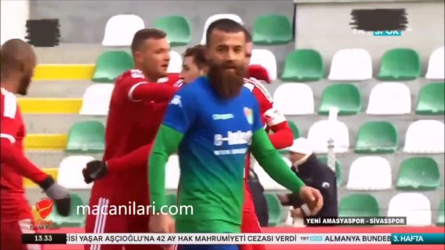 Yeni Amasyaspor 2-3 Sivasspor [HD] 20.12.2016 - 2016-2017 Turkish Cup Group F Matchday 3