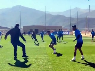 Marcelo Claure se sumó a la última práctica de Bolívar