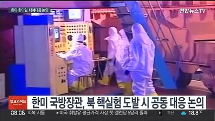 한미·한미일 국방장관 연쇄회담…대북 대응 논의