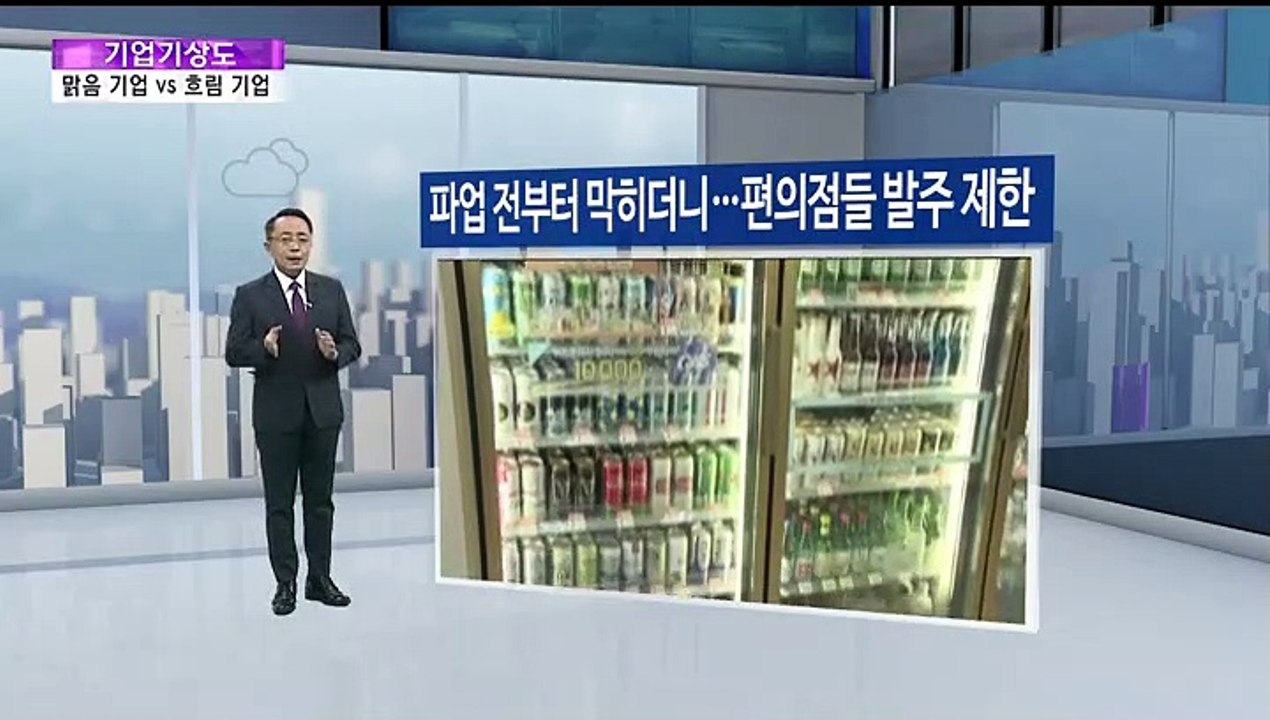 [기업기상도] 비 오다 활짝 갠 기업 vs 우박 내려 멍든 기업