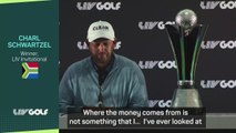 Four million dollar Schwartzel not questioning where LIV Golf money comes from