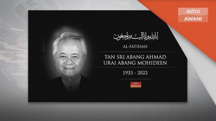 Takziah | Tan Sri Abang Ahmad Urai meninggal dunia