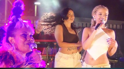 Vivid Sydney. Ngaiire, Ms Thandi, Becca Hatch, Maina Doe, VivSyd 7, Tumbalong Park,  11 Jun 22