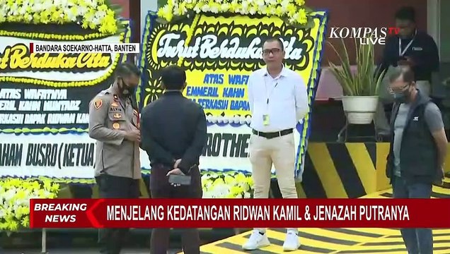 Ridwan Kamil dan Jenazah Eril Diestimasikan Tiba di Bandara Soetta Pukul 15:45