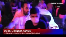 Diyarbakır'da 25 katlı binada yangın: 1 kişi hayatını kaybetti