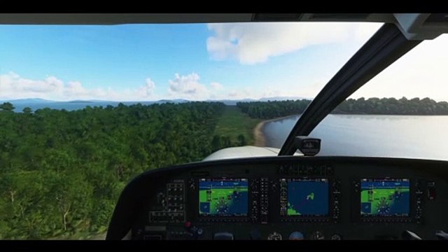 Landing at Ballalae Airport on Ballalae Island, Solomon Islands Microsoft Flight Simulator 2020