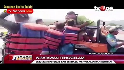 Detik-detik Penyelamatan Wisatawan yang Tenggelam di Parangtritis Berlangsung Dramatis _ Kabar Siang