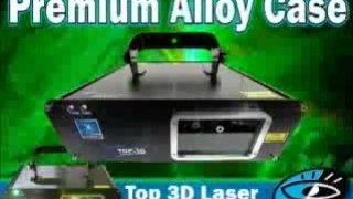 Top 3D  RGY 180mW 2 Beam Laser TEC  DMX