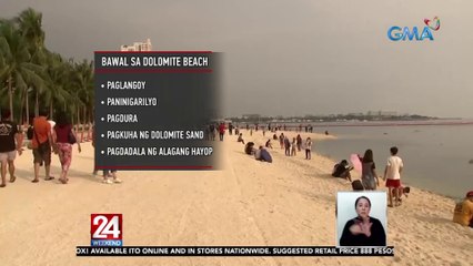 Buong stretch ng Dolomite Beach sa Maynila, muling binuksan sa publiko | 24 Oras Weekend