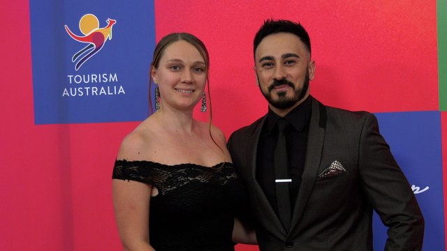 Ashwin Gore 2022 G'Day AAA Arts Gala Red Carpet in Los Angeles