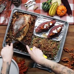 01.One Pan Thanksgiving Dinner For Two • Tasty Recipes