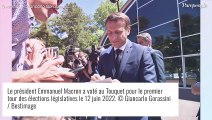 Brigitte Macron impeccable en beige : sortie scrutée au Touquet avec Emmanuel Macron, pour les législatives