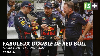 Le champion du monde néerlandais a devancé Sergio Perez pour un somptueux doublé Red Bull
