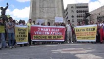 102 Gündür Atama Bekleyen Öğretmenler Başkentte: 
