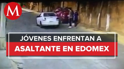 Hombre intenta asaltar a tres jovenes en el Estado de México