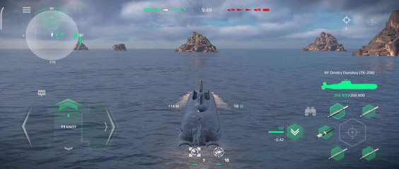 Rf Dmitry Donskoy vs USS Ohio (SSBN-726) Warship Modern