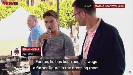 Brahim Diaz praises 'father figure' Zlatan Ibrahimovic