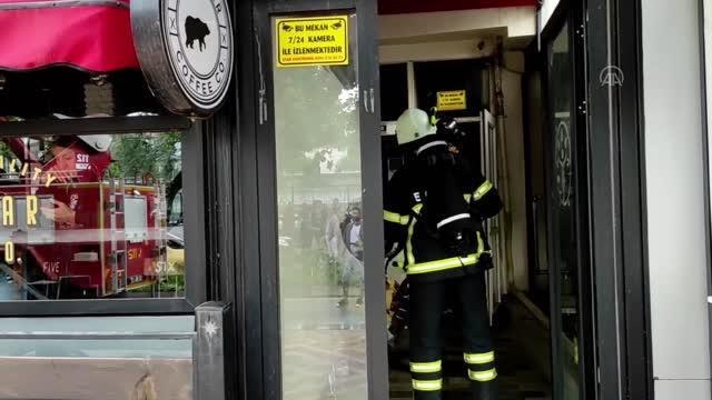 Öğrencilerin kaldığı pansiyonda çıkan yangın söndürüldü