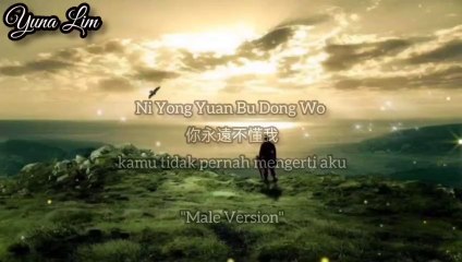 Ni Yong Yuan Bu Dong Wo !MALE! 你永遠不懂我 (kamu tidak pernah mengerti aku) Da Sheng Ge Ge 大胜歌歌 Lyrics